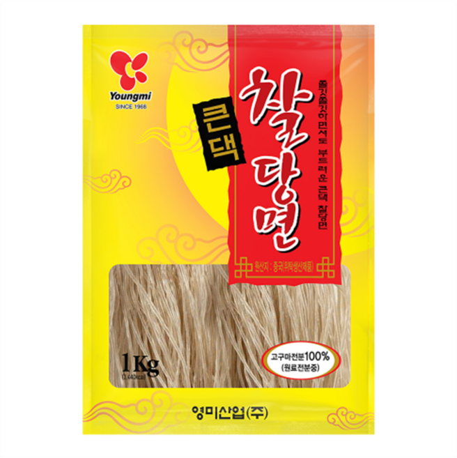 영미 큰댁 찰당면 1kg, 5개