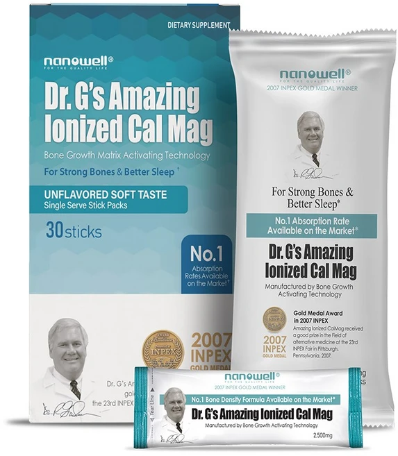 [해외]나노웰 이온칼맥 파우더 오리지널 30 스틱 (한달분), 1개 - 쿠팡