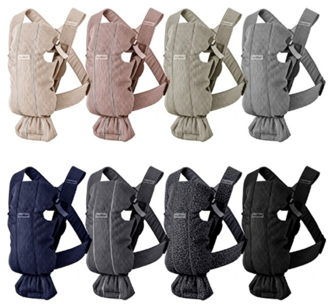 기타 베이비뵨 베이비 캐리어 미니 (3D 메쉬) 아기띠, 네이비블루