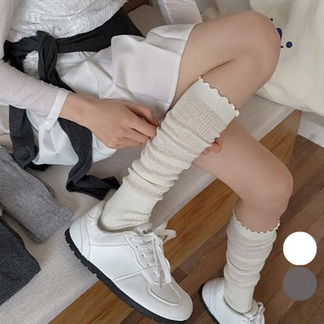 헤이룸 데일리 프릴 셔링 니삭스