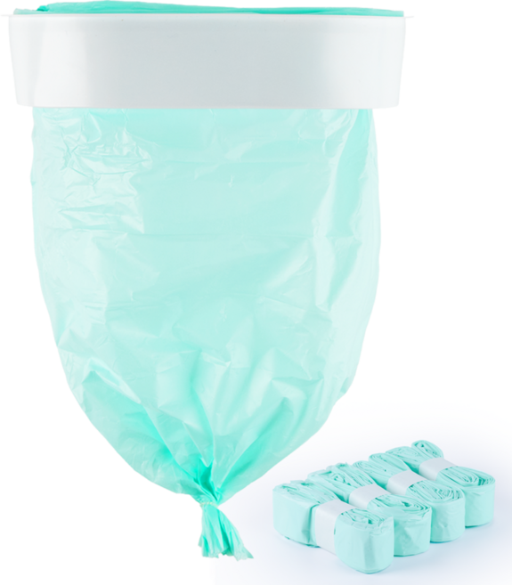 내추럴리펀 리터제로 호환 리필 에어씰 배변 봉투, 4개, 민트