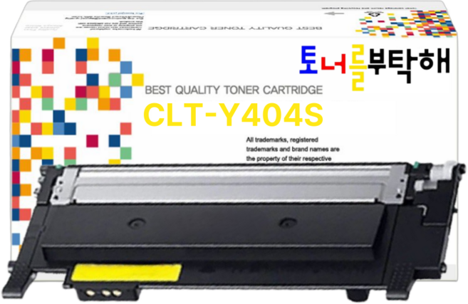 토너를부탁해 삼성 CLT-K404S P404C SL-C433 C433W SL-C483 C483W C483FW 호환 재생토너, 1개, CLT-Y404S 노랑