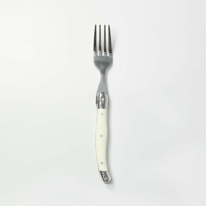 라귀올 커트러리 양식기 세트 르리에 알비스 3종 3color 단품, 1개, 포크, 화이트