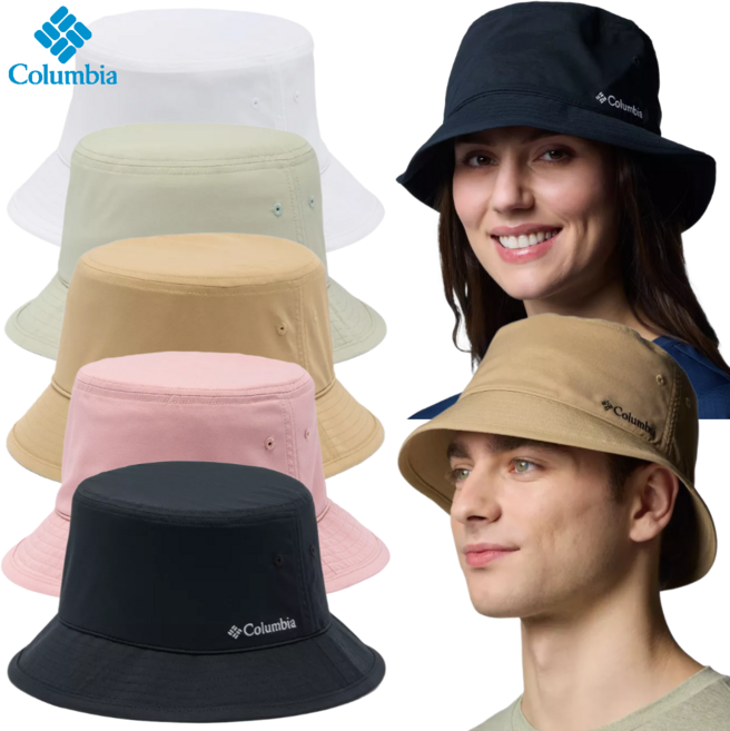 컬럼비아 25SS 파인 마운틴 II 남녀공용 기능성 벙거지 버킷햇 등산 아웃도어 모자 자외선차단, S/M, 1. 블랙  (2121091-010)