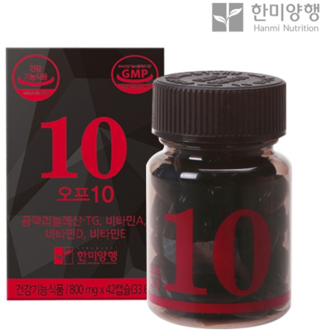 [한미양행 공식처]한미양행 CLA 공액리놀레산 다이어트 오프10 800mg42캡슐, 42정, 1개