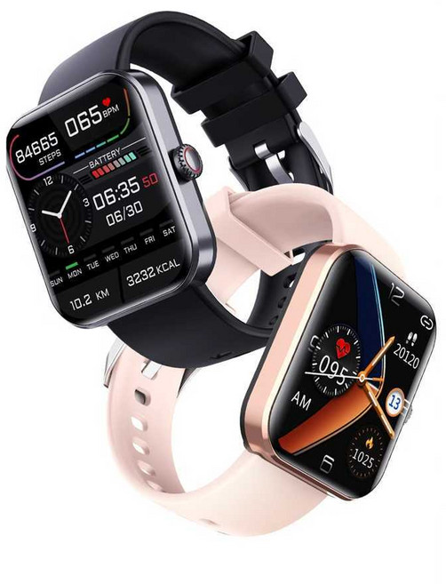 혈당시계 무채혈 당 건강 체크기 혈압 밴드 측정기, 1개