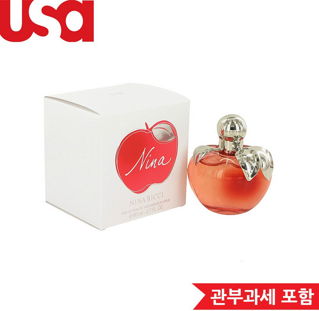 니나리치 여자 니나 오드뚜왈렛 80ml 향수, 1개
