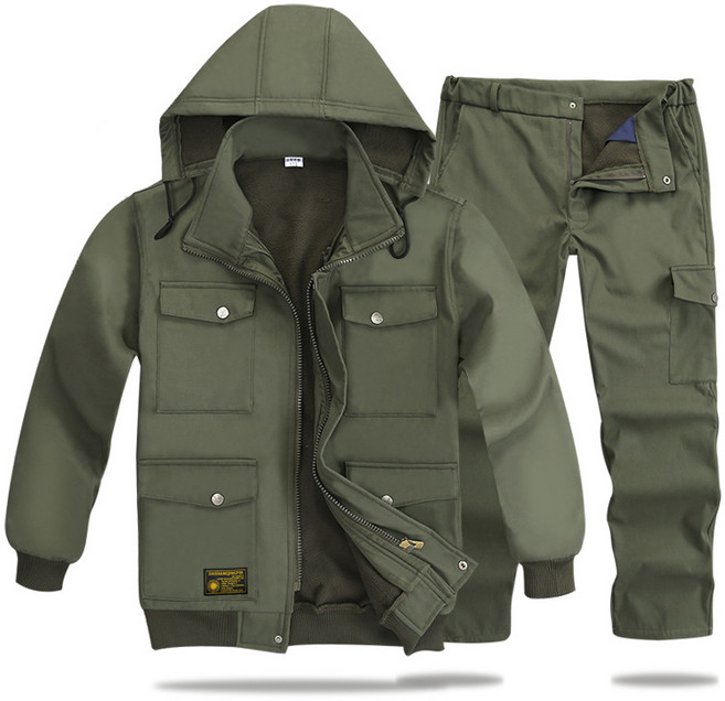 ANYOU 남자 겨울 방수 방한복 정비복 따듯한 작업복 아웃도어 상하복세트