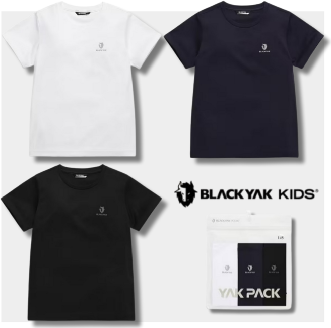 (매장정품) 블랙야크키즈 아동 반팔 3종 세트