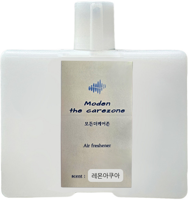 모든더케어존 자동분사 액상 방향제 화장실방향제 8가지향 리필액 대용량, 레몬아쿠아, 1개, 500ml