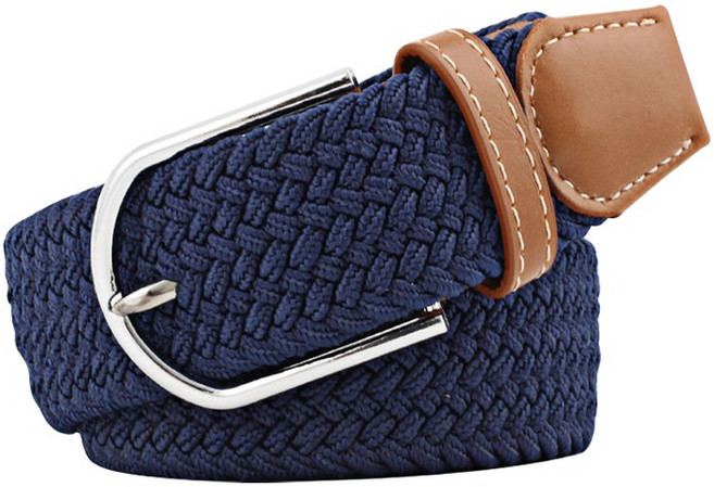 디벨트 캐주얼 메쉬 밴딩 스판 꽈배기 웨빙 벨트