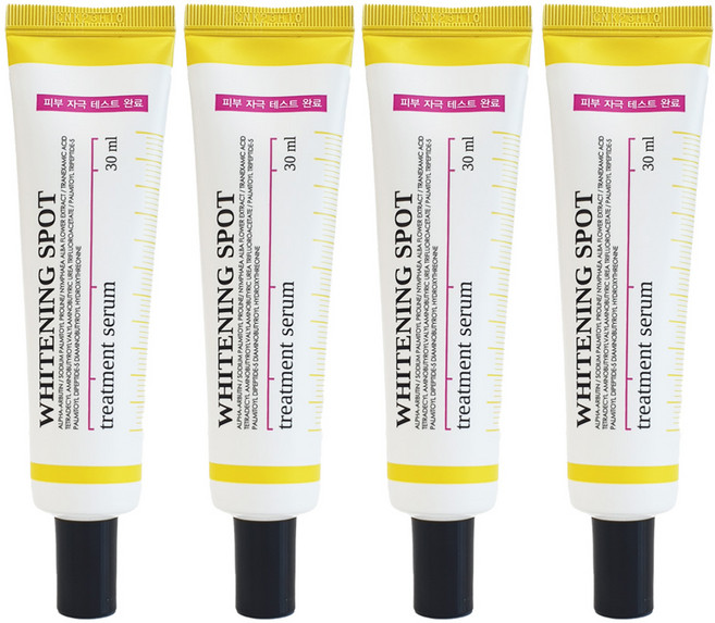 메르헨랩 메르헨 기미 주근깨 잡티 미백 화이트닝 스팟 트리트먼트 세럼, 30ml, 4개