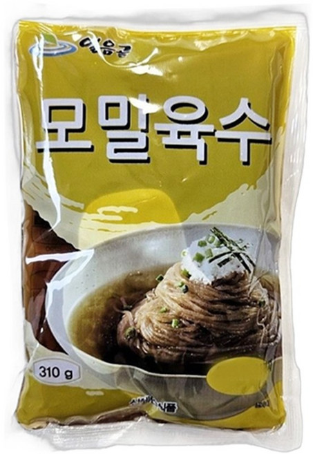 [특가할인] 여름필수 시원한 얼음골 국산 메밀소바 육수 모밀 육수 업소용, 310g, 1개