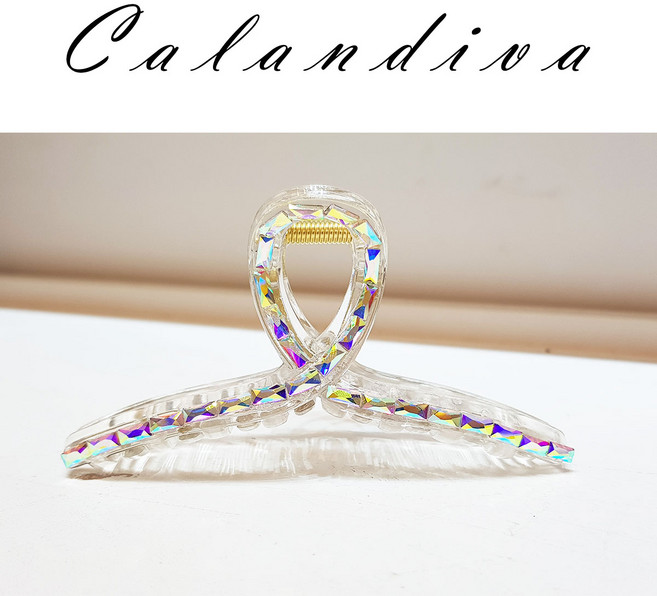 [Calandiva] 너무 예쁜 오로라 꼬임 올림머리 집게핀