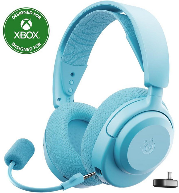 SteelSeries Arctis Nova 3X Wireless Multi-Platform Gaming Headset — Mobile App Control 40 HR Batte, Xbox|Switch|PC, Aqua