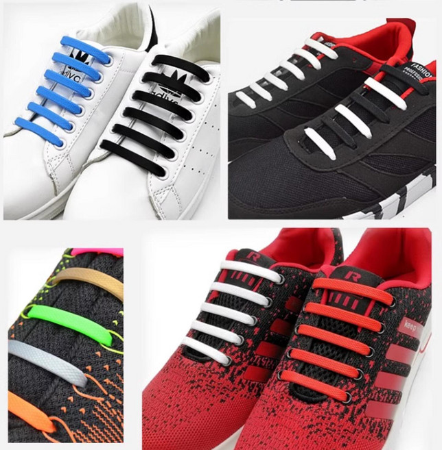 루멜릭 매듭없는 실리콘 운동화끈 2세트(16p+16p)