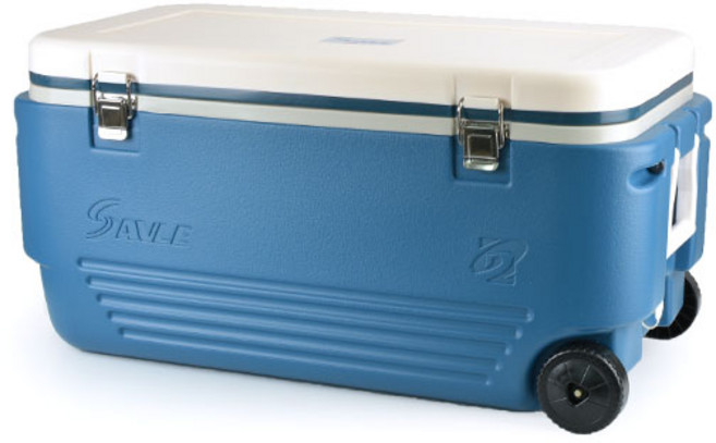 바퀴형 아이스박스 75리터 대형 아이스백 레저용 쿨러백 나들이 레져 캠핑용 대용량 피크닉박스, 1개