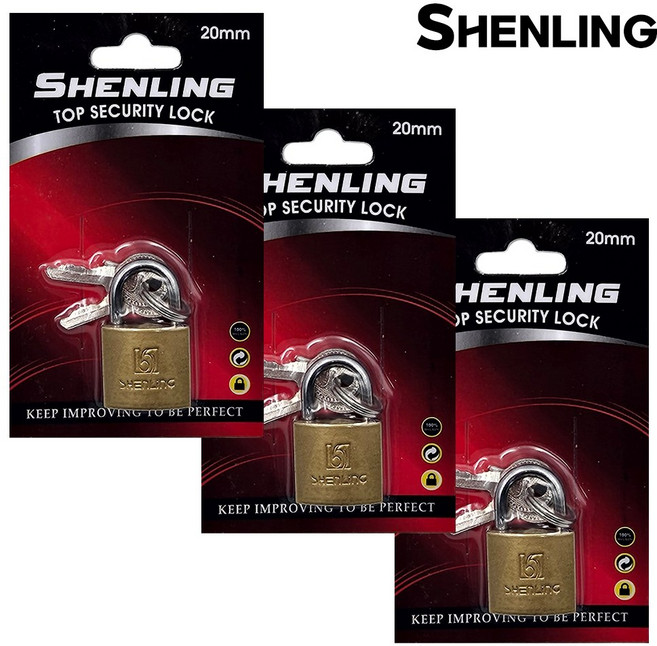 미니 열쇠 자물쇠 열쇠형 다이어리 소품 사물함 S20, 3개