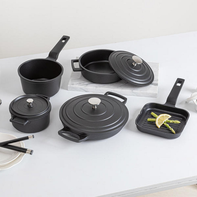 도무스 IH 고메 미니 냄비 프라이팬 / 인덕션 겸용 486865, 01.IH 미니 사각편수 그릴팬 14cm