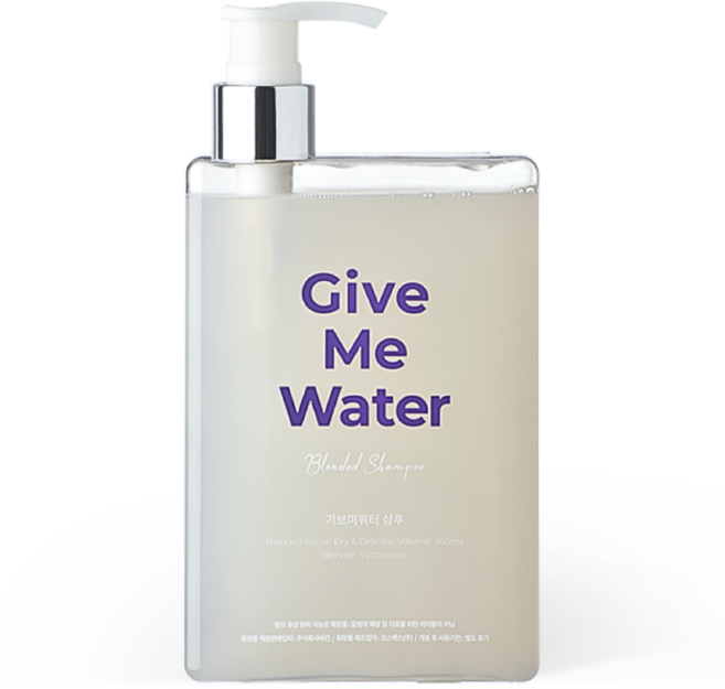 위드비컨 건성 두피 기브미워터 탈모 샴푸, 360ml, 1개