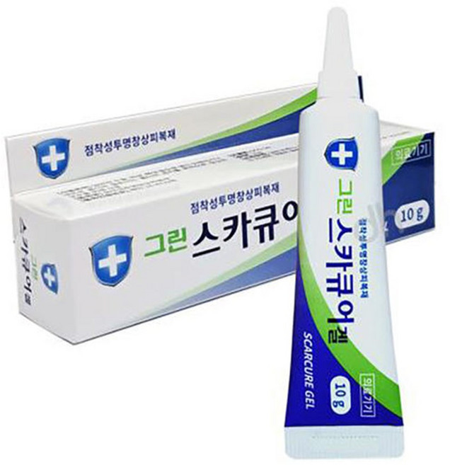 그린제약 스카큐어 겔 수술회복 켈로이드 흉터 관리 외상 화상, 1개