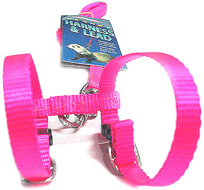 마샬 하네스 & 리드 세트(형광핑크색), 1개