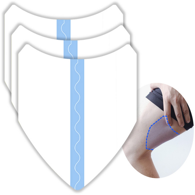 [1+1] 더 커진 힐리덤 expand 허벅지 안쪽 살 쓸림 방지 보호 패드, 2개, 10개입