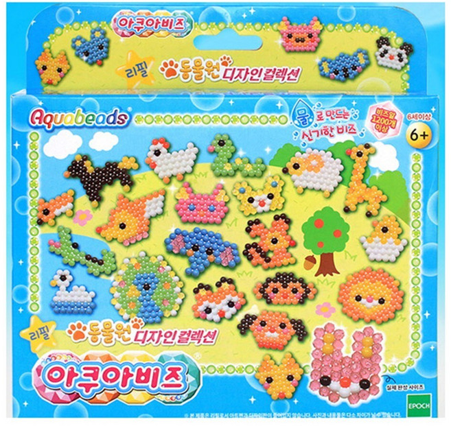 6세 만들기 도안 아쿠아비즈리필 미술놀이 특별활동 색칠하기 홈플레이 신기한미술, 1개, 동물원 디자인