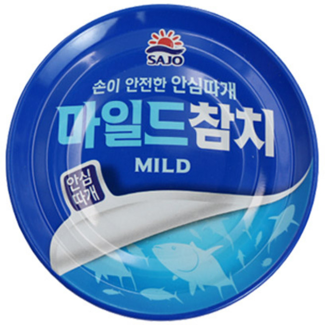 사조참치 마일드참치 85g x 1캔/안심따개/오메가3/DHA함유, 1개