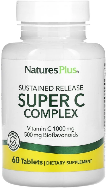 NaturesPlus 서방형 슈퍼 C 복합체 60정, NaturesPlus 서방형 슈퍼 C ..., 1개 - 쿠팡