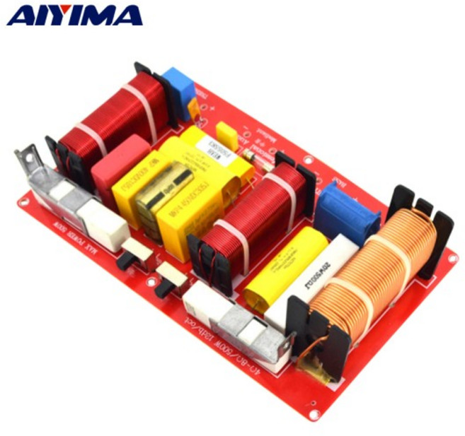 오디오 분배기AIYIMA 700W 3 웨이 오디오 크로스 오버 트레블 미드 레인지베이스 스피커 주파수 분배기 필, 없음, 1개