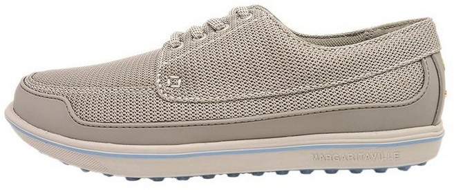 Margaritaville 골프화 Gimmie 스파이크리스 남성용 고무 토 가드와 안정성 힐 프레임이 있는 골프 신발 레이스업 운동용 베이지/블루