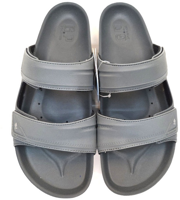 GP 柏肯鞋 男生拖鞋 防水 防滑輕量橡膠底 氣墊鞋 5645, 綠色(灰綠),44號