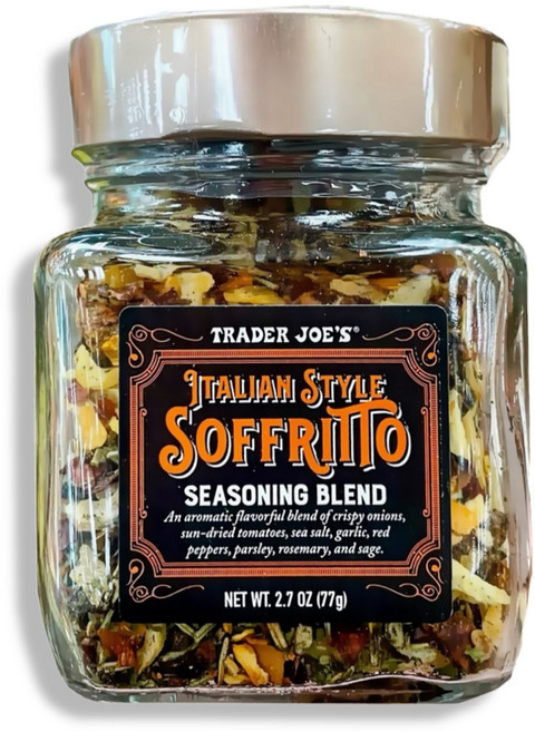 [미국직배송]트레이더 조 이탈리안 스타일 소프리토 시즈닝 블랜드 78g Italian Style Soffritto Seasoning Blend, 77g, 1개