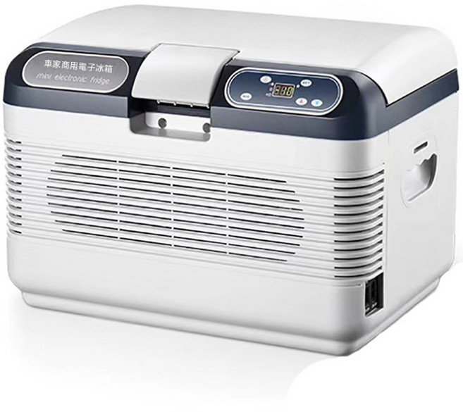 東日家電 車載冷熱冰箱 12V/24V/110V車家兩用 小型製冷保溫箱, 白色, 19L