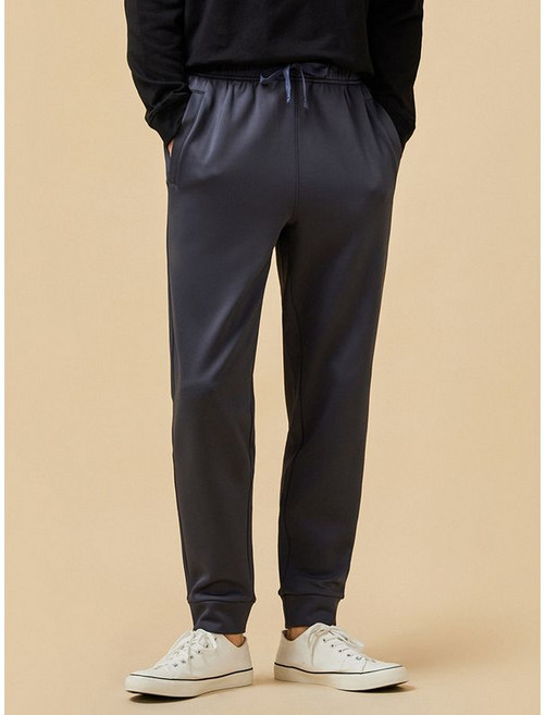 자주 챠콜 남 브러시드 액티브 조거 팬츠 J322402001