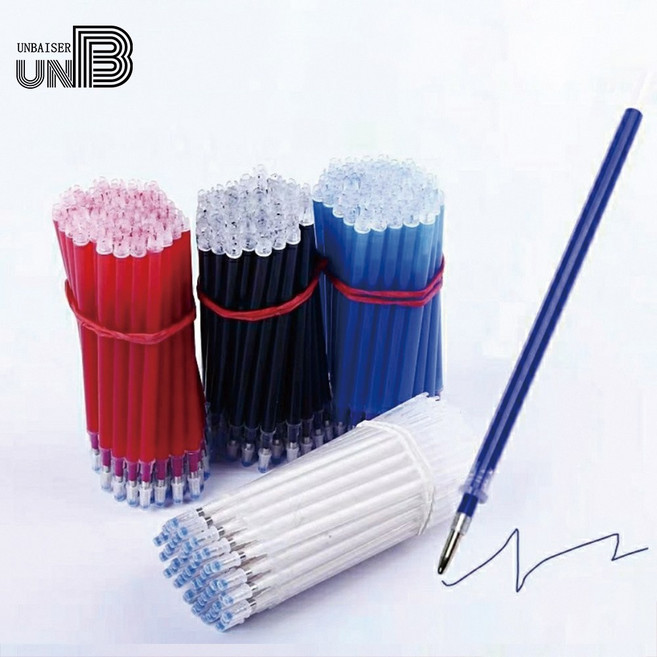 UNBAISER 열펜 아이롱펜 재단용 자수펜 초크펜 (굵은펜 100개입), 블루, 100개