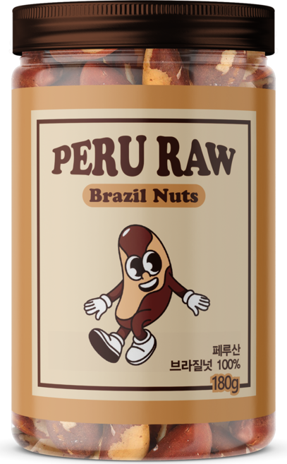 썸넛 무염 브라질너트, 1개, 180g