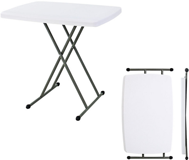 포네라 브로몰딩 듀라 간이 테이블 휴대용 플라스틱 야외 아웃도어 캠핑테이블, 화이트