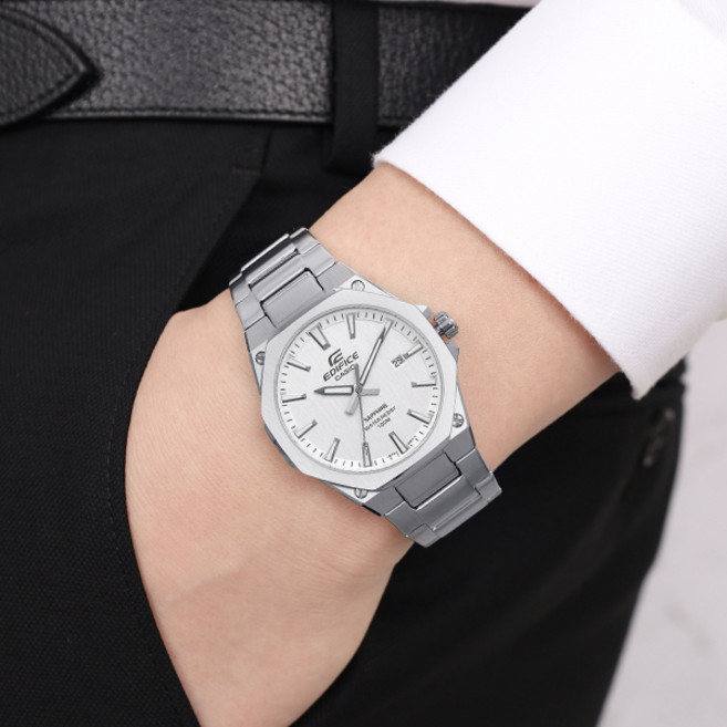 에디피스 사파이어글라스 100미터 방수 에얄오크 아날로그 손목시계