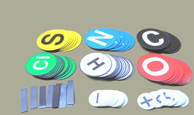 중고등 화학교구 자석부착식 이온식 분자구조모형 화학모형 실험