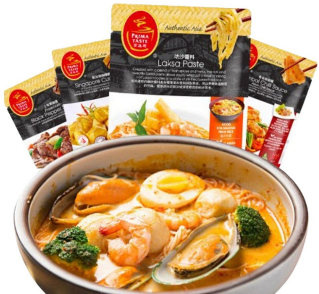 싱가포르 베이글 락사소스 80g 4종 세트 락사 카레 블랙페퍼 칠리, 1개