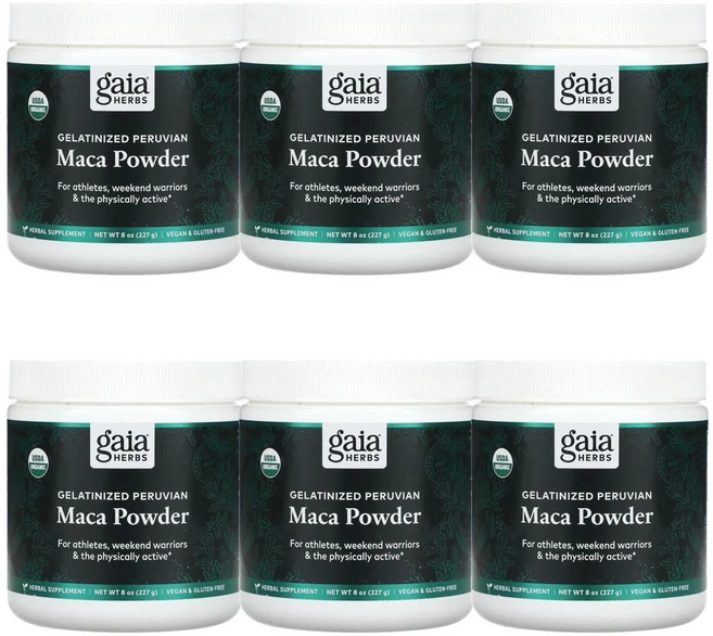 가이아 허브 젤라틴화 페루 마카 파우더, 227g, 6개 - 쿠팡