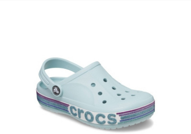 크록스 NC고잔 209731-4SS 바야밴드 레인보우 글리터 클로그 토들러 24년