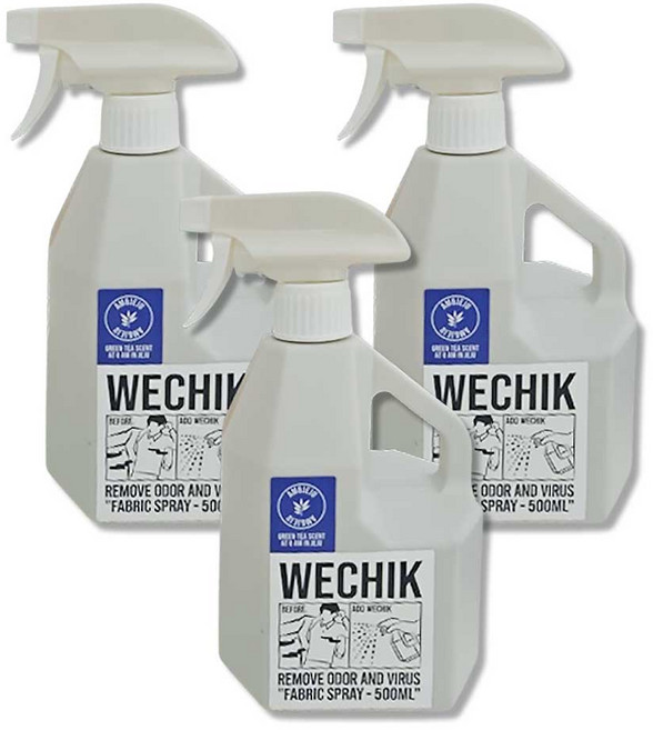위칙 소독 섬유탈취제 본품, 500ml, 3개