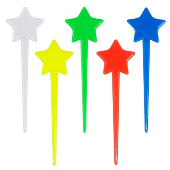 오루망 화분 픽 꽃 팻말 다육이 식물 별 이름표 라벨 250개