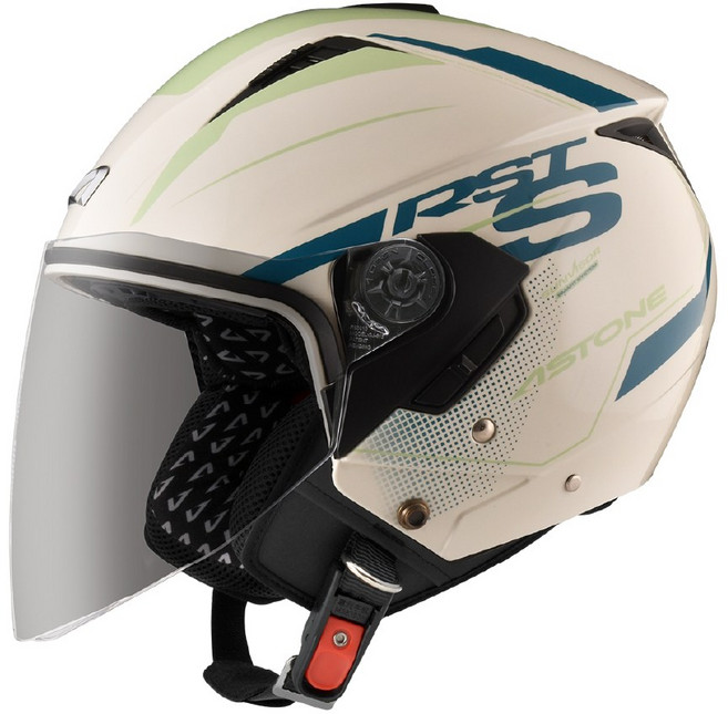 ASTONE RST-AQ13 輕量化 3/4 半罩安全帽, 灰