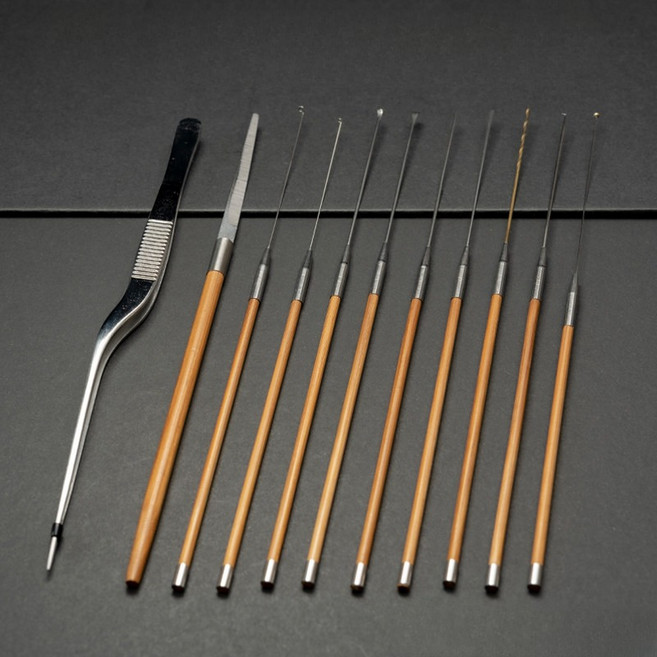 베트남 귀파개 귀청소도구 귀이개 세트 이어클리너 클리너 귀지 귀후비개 8개 세트, 1개, 1개입