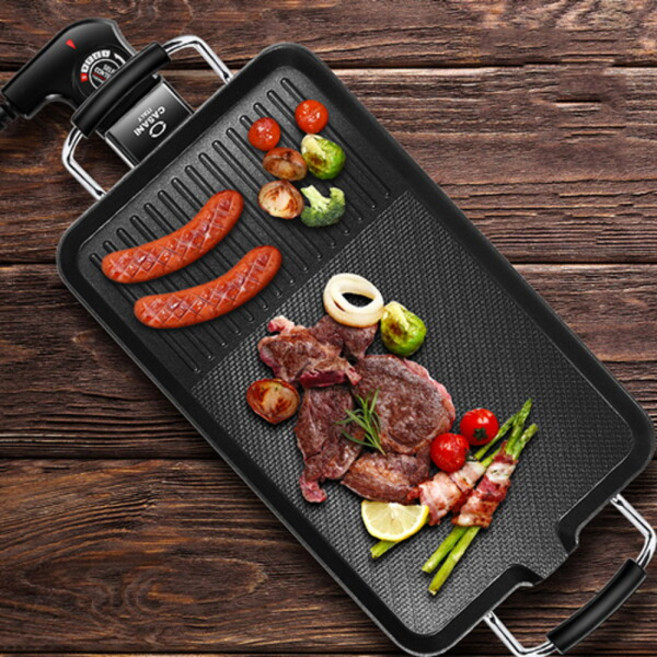 [기타브랜드] 까사니 전기그릴 와이드 고기 삼겹살 넓은 불판 전부치기 2way 48cm, 제품선택:(L) 까사니 와이드 전기그릴
