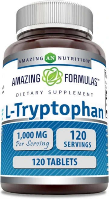 어메이징 L트립토판 1000mg 120타블렛 Amazing Formulas, 120정, 1개 - 쿠팡